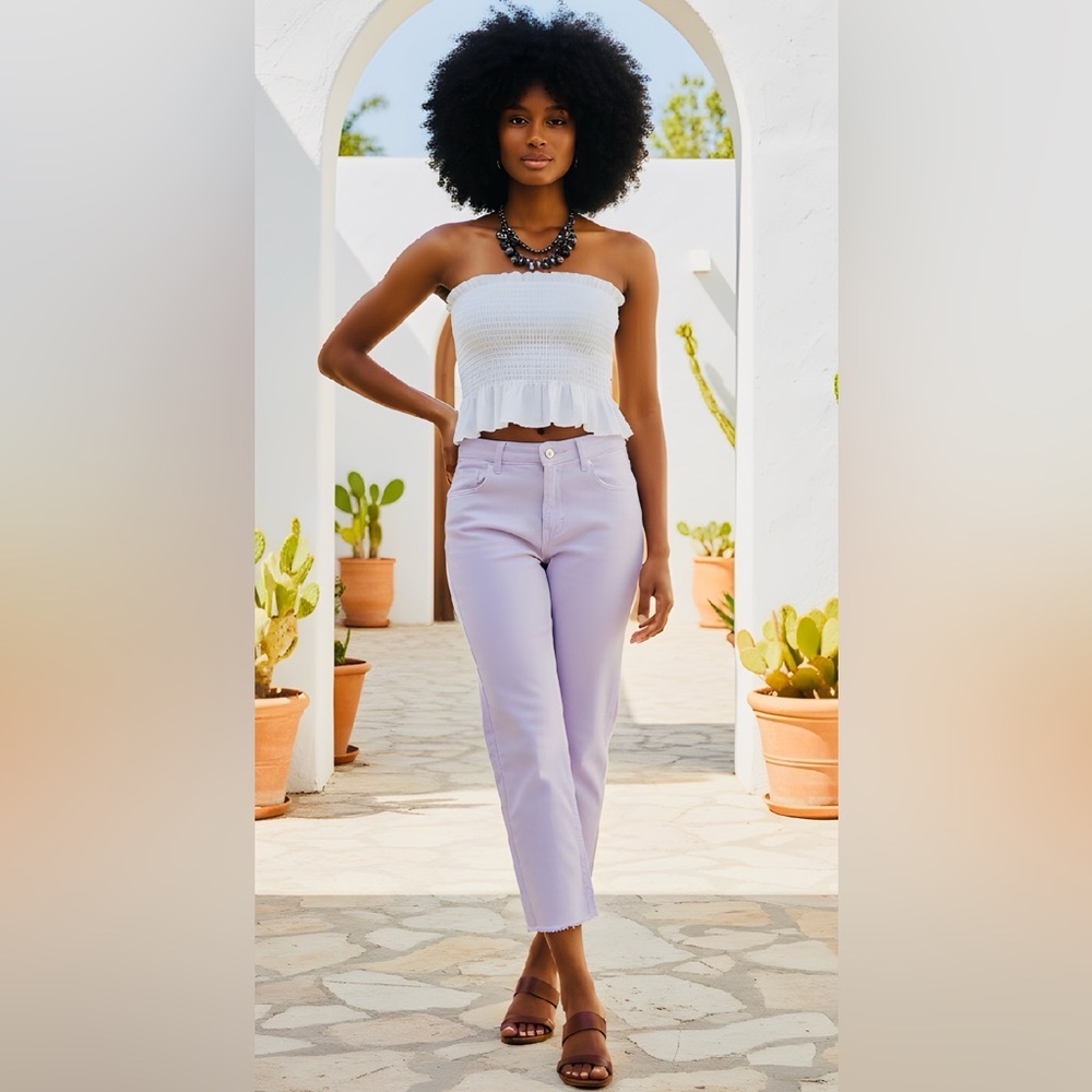 NWT Kensie SZ 8/29” lilac ultimate high rise skinny 5-pocket jeans waist 29”-30”